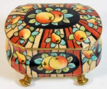 A Limoges porcelain trinket box