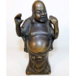 A Chinese bronze buddha figure 6.25in tall