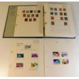 An album of British stamps, 1887-1986, many mint