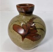 A small David Leach bud vase 3.25in tall
