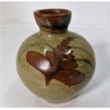 A small David Leach bud vase 3.25in tall