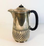 A silver coffee pot by William Aitken 390g