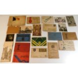 Seventeen postcard books relating to European town