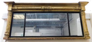 An early 19thC. Regency period gilt framed mirror