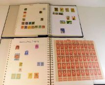 Two stamp albums, Spain & Colonies approx. 60 page