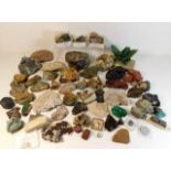 A quantity of mixed fossils, rocks & minerals