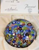 A boxed limited edition Baccarat paperweight no.12