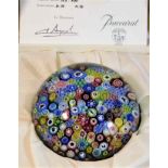 A boxed limited edition Baccarat paperweight no.12
