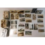 A quantity of mostly topographical postcards, appr