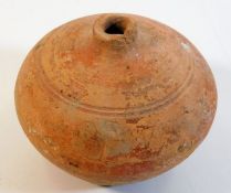 A small ancient Greek terracotta incense holder 3i