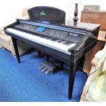 A Yamaha Clavinova piano CVP-98 with manuals