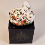 A Royal Crown Derby first quality boxed Meadow Rab