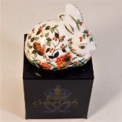 A Royal Crown Derby first quality boxed Meadow Rab