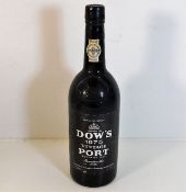 A bottle of 1975 Dow's vintage port