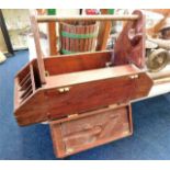 A wooden joiners tool tote