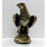 A large gilded chalk eagle 17in high