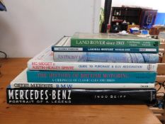 A quantity of motoring books including Mercedes Be