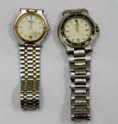 Two modern gents Gucci watches