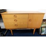 A small retro style sideboard 39in wide x 29.5in h