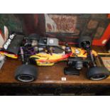 A Baja 5B HPI petrol radio controlled model car