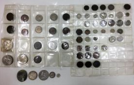 A quantity of mixed coinage including some silver