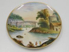 An early 19thC. hand painted charger depicting Sal