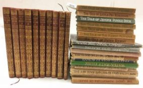 Seventeen books of child interest including books by Beatrix Potter & Alison Uttely twinned with Rud