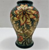 A Moorcroft pottery vase 6.5in tall