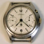 A vintage Lemania military wristwatch with military kite/arrow mark a/f