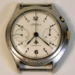 A vintage Lemania military wristwatch with military kite/arrow mark a/f