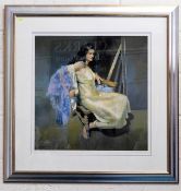 Framed limited edition Robert Lenkiewicz signed pr