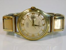 A vintage gents Osco Parat 17 jewel wristwatch