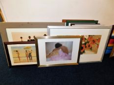 A quantity of prints (18) including two Jack Vettr