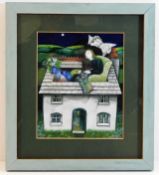 A signed framed original painting by Irene Jones,