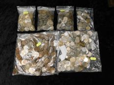 A quantity of mixed coinage including Ireland, Den