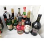 Ten bottles of unopened mixed liqueur & alcohol