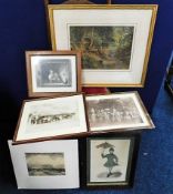 A quantity of prints & pictures including a Cornis