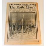 An original copy of the Daily Mirror newspaper fea