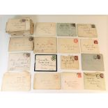 A quantity of approx. 47 19thC. letters to British
