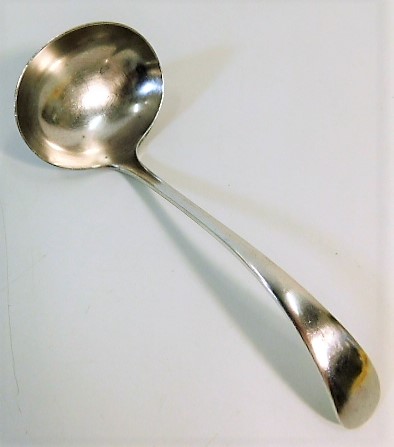 An A. Chick & Sons London 1969 silver sugar ladle