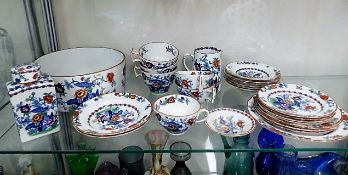 A quantity of Booths Pompadore dinnerware, 26 piec