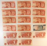 A quantity of bank notes including Gibraltar, Jers