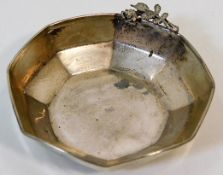 A silver trinket dish 56.6g