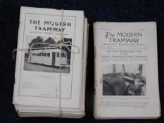 Approx. 70 Modern Tramway magazines