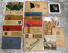 A quantity of vintage postcard sets
