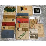 A quantity of vintage postcard sets