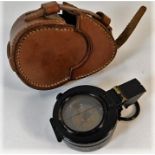 A WW2 era compass with pouch a/f