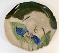 An Oriental plate, probably Japanese, depicting He