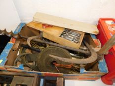 A box of tools & other sundries