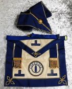 A masonic apron from Cornwall